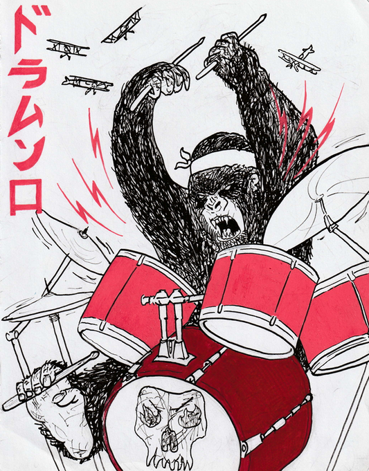 King Kong Drum Solo Print